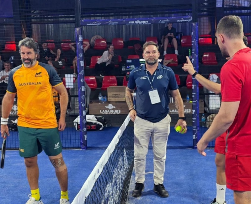 Un olavarriense fue protagonista en el Mundial Senior de P�del